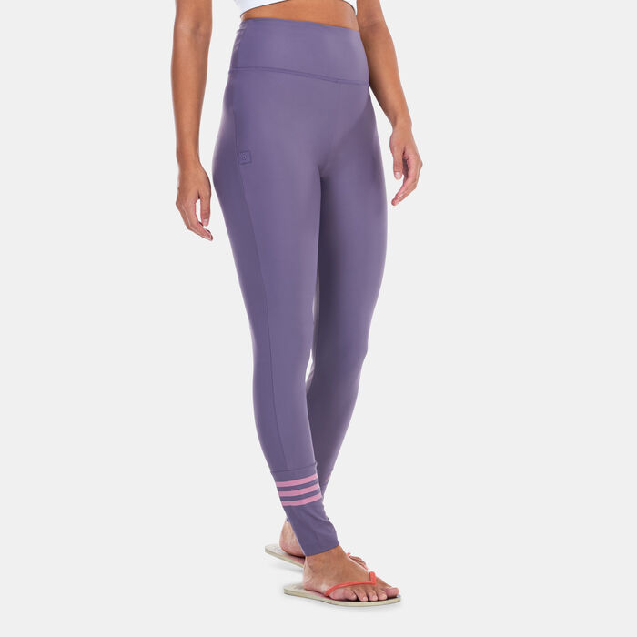 اديداس بنطال السباحة 3-سترايبس للنساء متعدد image number 0