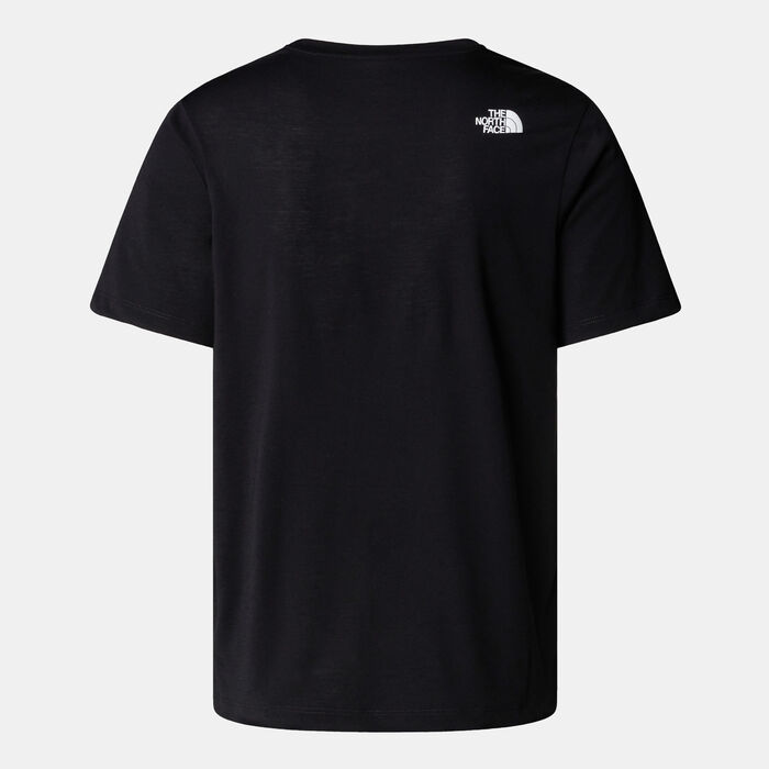 ذا نورث فيس تيشيرت فاونديشن أبستراكت جرافيك للرجال أسود image number 1