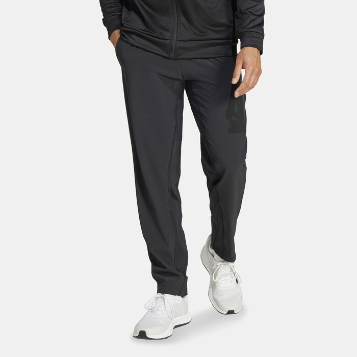 اديداس بنطال التمرين جيم+ للرجال أسود image number 0