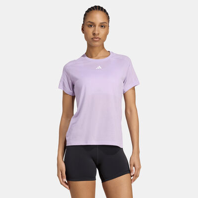 اديداس تيشيرت التمرين TR-ES للنساء بنفسجي