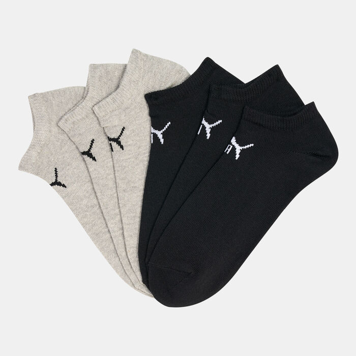 بوما جوارب الكاحل ايلمنتس للرجال (6 أزواج) أسود image number 0