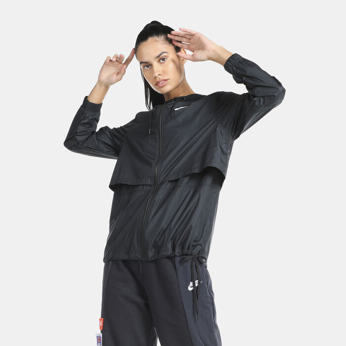 نايكي جاكيت سبورتسوير ريبل للنساء أسود image number 0