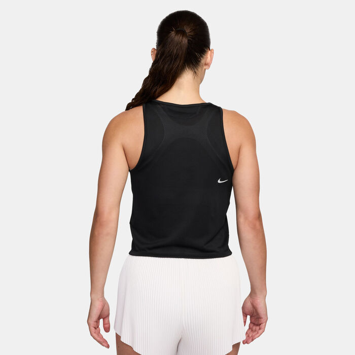 نايكي تيشيرت الجري دراي-فت للنساء أسود image number 1