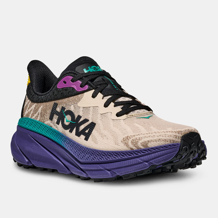 هوكا Men's Challenger 7 Running Shoes أبيض image number 1