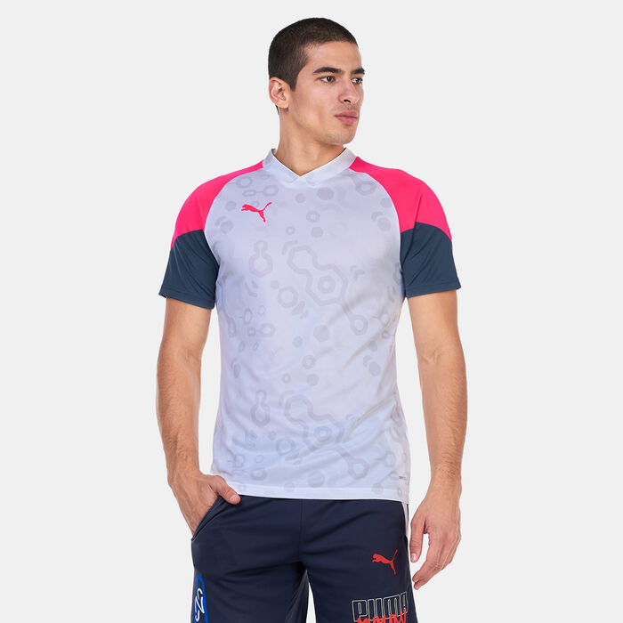 بوما تيشيرت انديفيديوال-كاب فوتبول للرجال أبيض image number 0