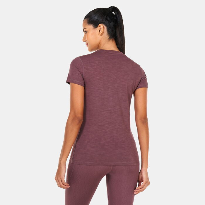 بوما تيشيرت بيرفورمانس لوجو للنساء بنى image number 1