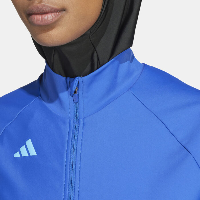 اديداس تيشيرت السباحة 3-سترايبس للنساء أزرق image number 3