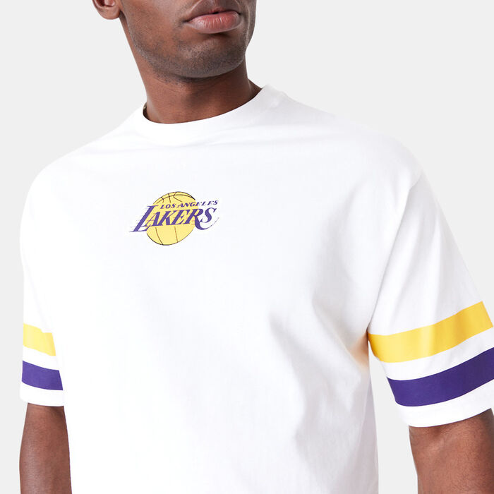 نيو ايرا تيشيرت ان-بي-ايه لوس انجلوس ليكرز ارك جرافيك للرجال أبيض image number 2