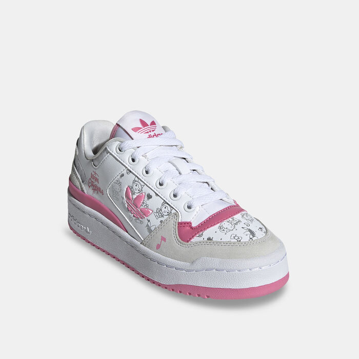 اديداس حذاء هالو كيتي أند فريندز فورروم بولد للاطفال أبيض image number 1
