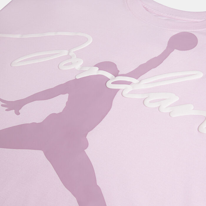 جوردن تيشيرت هيدن إن بلاين سايت للأطفال وردي image number 2