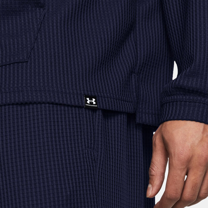 اندر ارمر هودي رايفال وافل للرجال أزرق image number 2