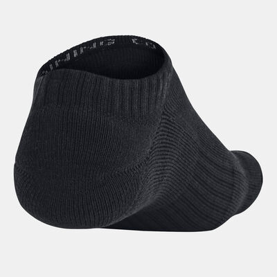 اندر ارمر جوارب نو شو رياضية قطنية (3 أزواج) أسود