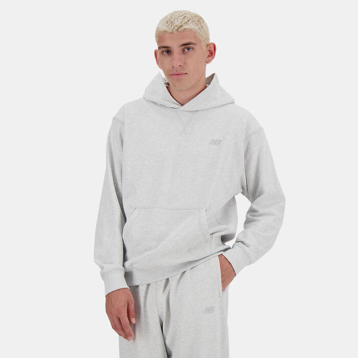 نيو بالانس هودي أثليتكس من قماش فرينش تيري للرجال رمادي image number 2