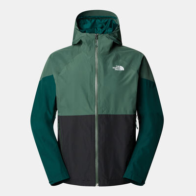 ذا نورث فيس جاكيت لايتنينغ بسحاب مدمج كومباتيبل للرجال رمادي