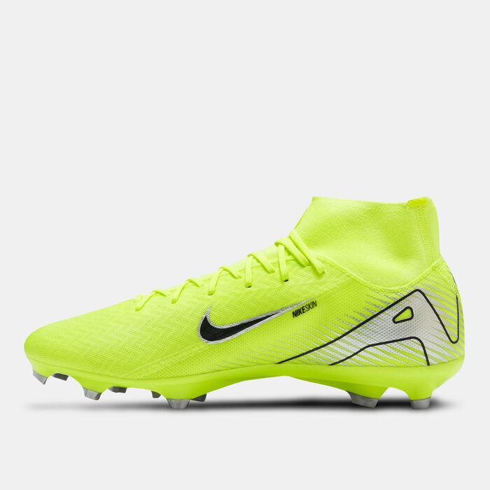 نايكي حذاء كرة القدم ميركوريال سوبرفلاي 10 اكاديمي للملاعب المتعددة للرجال أخضر image number 2