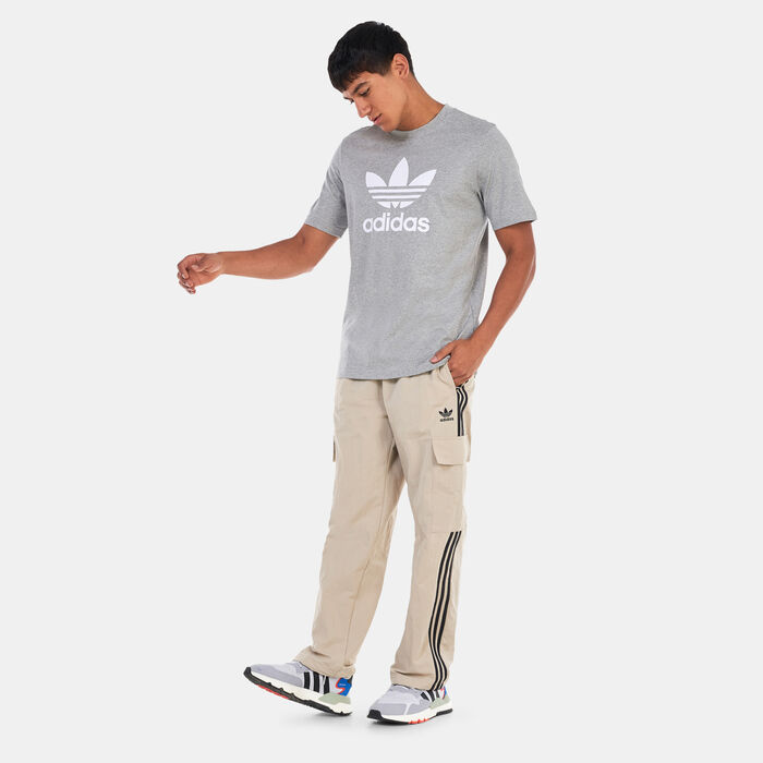 اديداس اورجينال بنطال اديكلر كلاسيكس 3-سترايبس كارجو للرجال أسود image number 2