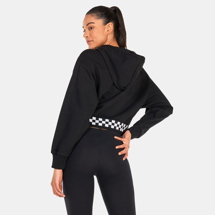 فانس هودي بوم بوم تشيك للنساء أسود image number 1