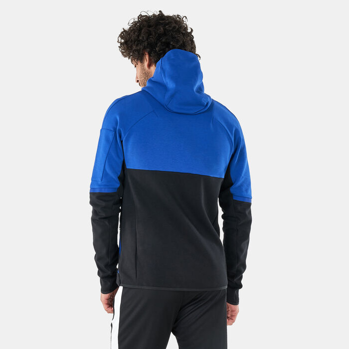 اديداس جاكيت ديزايند فور جيم-داي بسحاب كامل للرجال أزرق image number 1