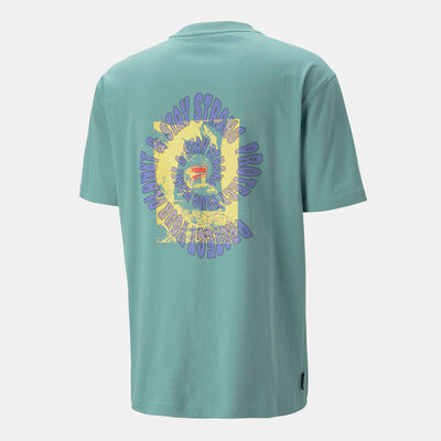 بوما تيشيرت داونتاون جرافيك للرجال أزرق