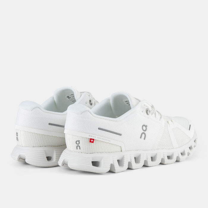 اون حذاء الجري كلاود 5 للنساء أبيض image number 2