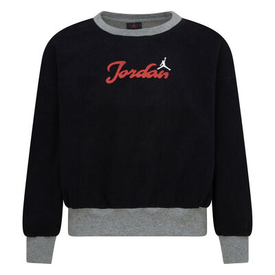 جوردن سويت شيرت فليس للأطفال أسود