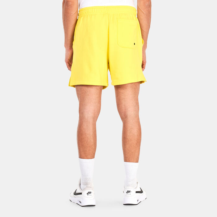 نايكي شورت كلوب فليس فلو للرجال أصفر image number 1