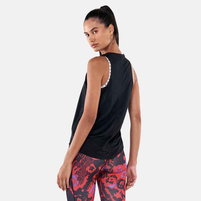 نايكي تيشيرت دراي-فت سووش رن تانك للنساء أسود image number 1