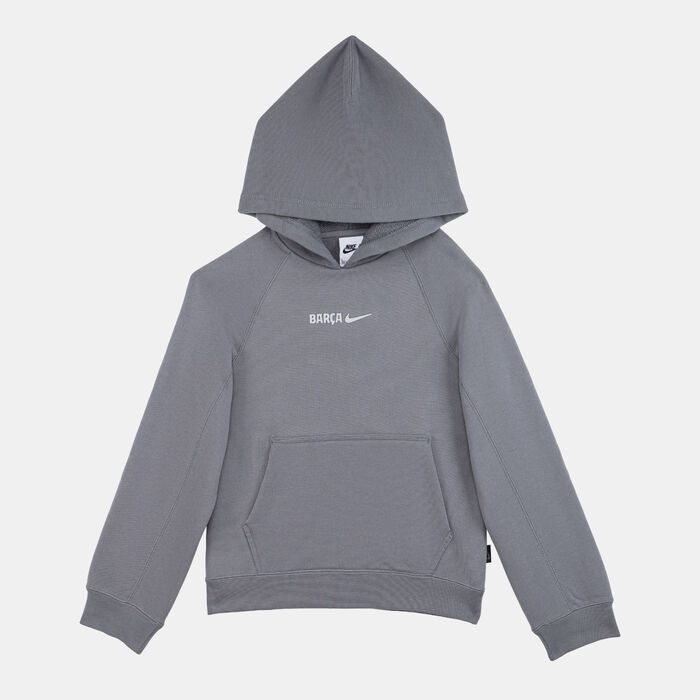 نايكي هودي برشلونة إير بلوفر للأطفال رمادي image number 0