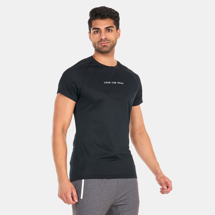 سكوات وولف تيشيرت التمرين ستيتمنت للرجال أسود image number 0