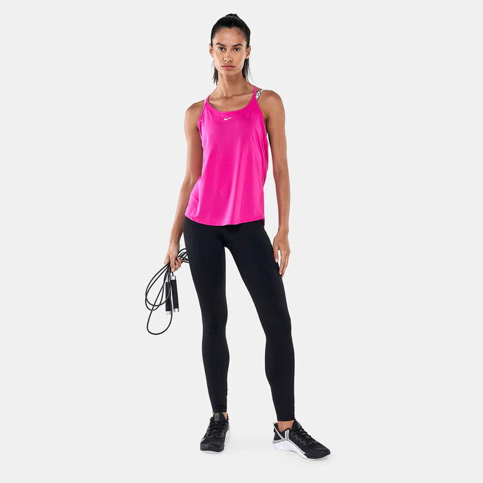 نايكي تيشيرت دراي-فت ون ايلاستيك تانك للنساء وردي image number 2