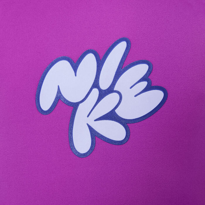 نايك سويم بدلة السباحة بابل سكريبت يو-باك قطعة واحدة للأطفال بنفسجي image number 5