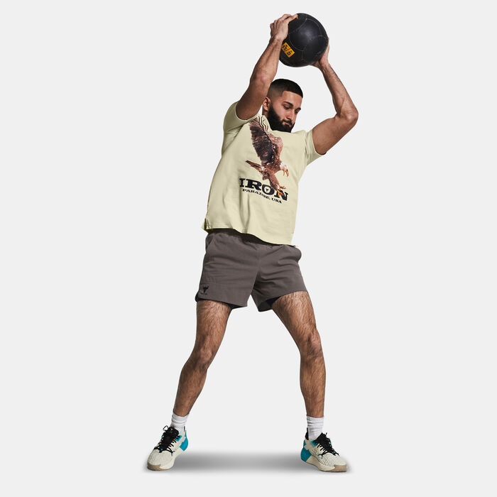 اندر ارمر تيشيرت بروجكت روك ايجل للرجال أبيض image number 2