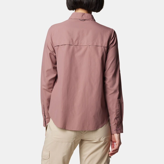 كولومبيا قميص سيلفر ريدج 3.0 للنساء بنفسجي image number 1