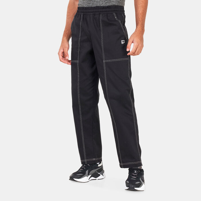 بوما تيشيرت داون-تاون تويل للرجال أسود image number 0