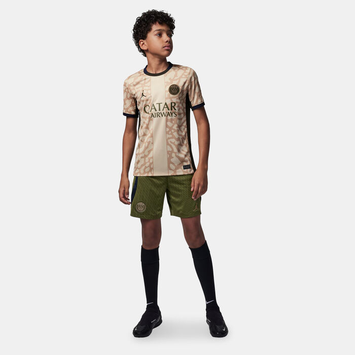 جوردن تيشيرت كرة القدم باريس سانت-جيرمان دراي-فِت ريبليكا فورث للاطفال - 2023/24 بيج image number 2