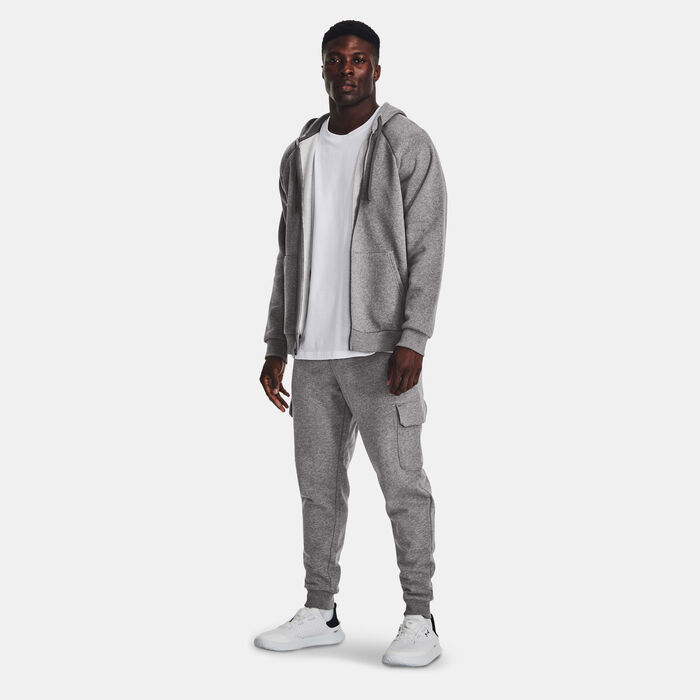 اندر ارمر بنطال رياضي ريفال فليس كارجو للرجال رمادي image number 2