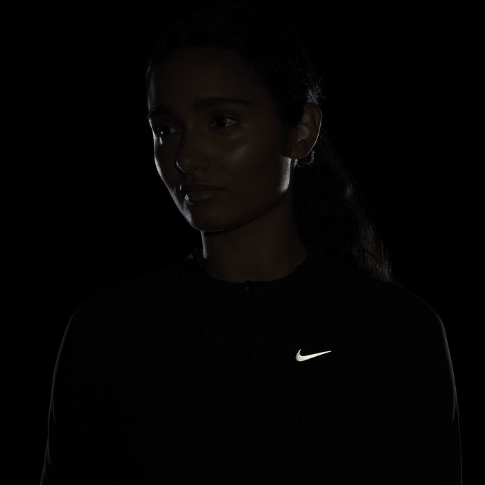 نايكي رانينج ديفجن تيشيرت الجري دراي-فت بأكمام طويلة للنساء أسود image number 7