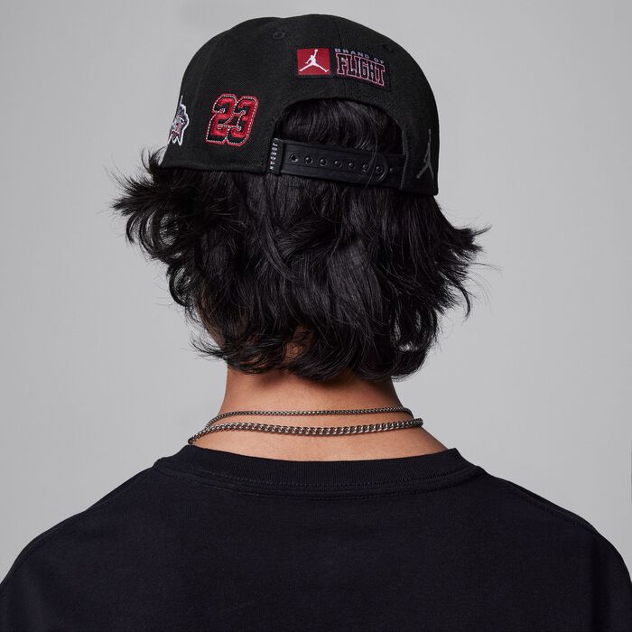 جوردن قبعة باتش قبعة للأطفال الكبار أسود image number 7