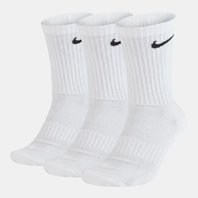 نايكي جوارب ايفريداي كشن كرو (3 أزواج) أبيض