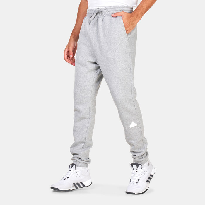 اديداس بنطال فليس للرجال رمادي image number 0