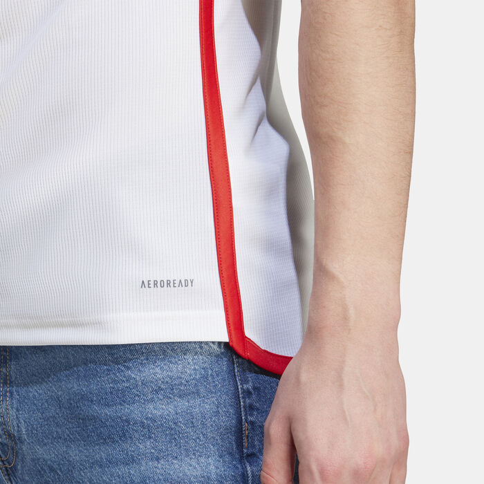 اديداس تيشيرت FC بايرن ميونخ الأساسي للرجال - 2023/24 أبيض image number 3