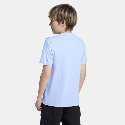 اديداس تيشيرت جرافيتي جرافيك للأطفال أزرق