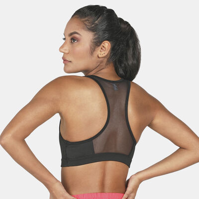 بوما صدرية رياضية ميد إمباكت 4كيبس للنساء أسود
