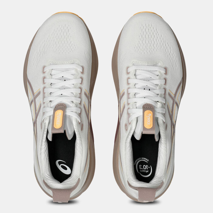 اسيكس حذاء الجري جل كايانو 32 للنساء أبيض image number 4