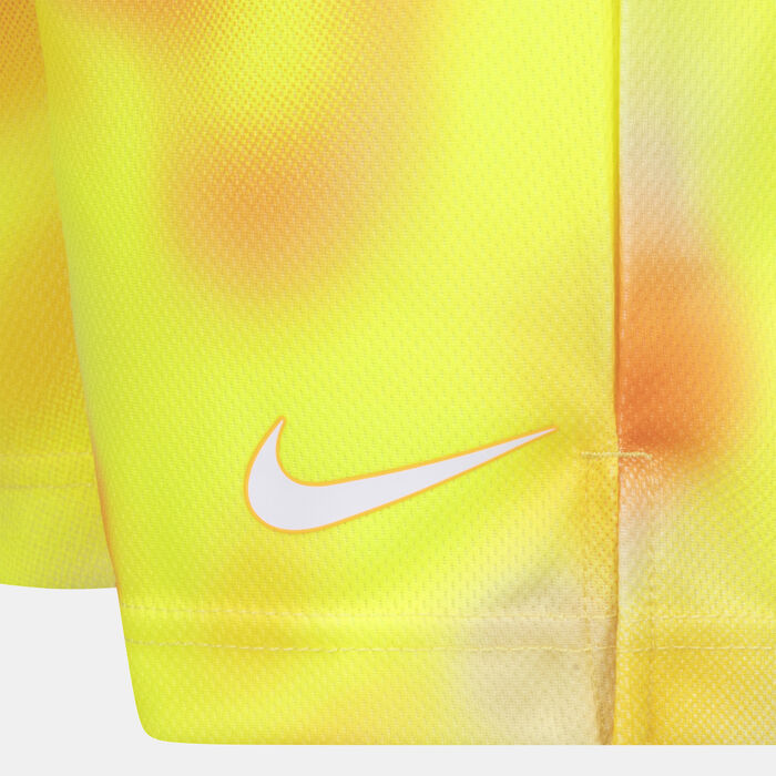 نايكي طقم شورت وتيشيرت بلا أكمام هيزي ريز للاطفال برتقالي image number 4