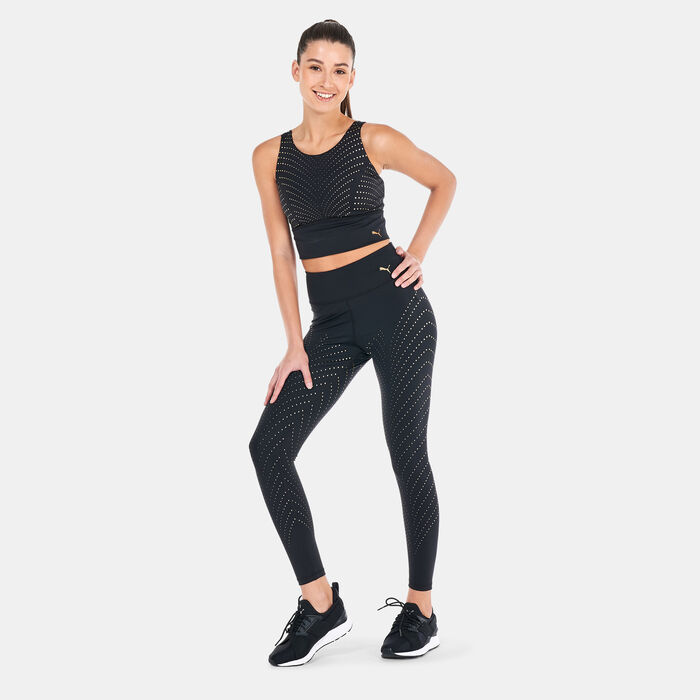 بوما صدرية رياضية فوريفر لوكس جرافيك ترينينج للنساء أسود image number 2