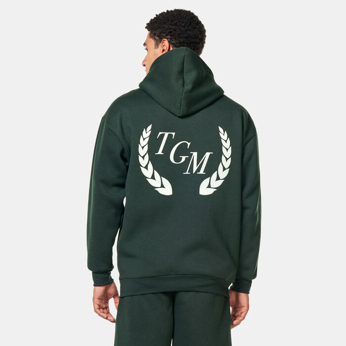 ذا چيفينج موڤمنت هودي لاونج بسحاب كامل للرجال أخضر image number 1