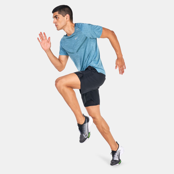 نايكي شورت دراي-فت تشالينجر 2 في 1 للرجال أسود image number 2