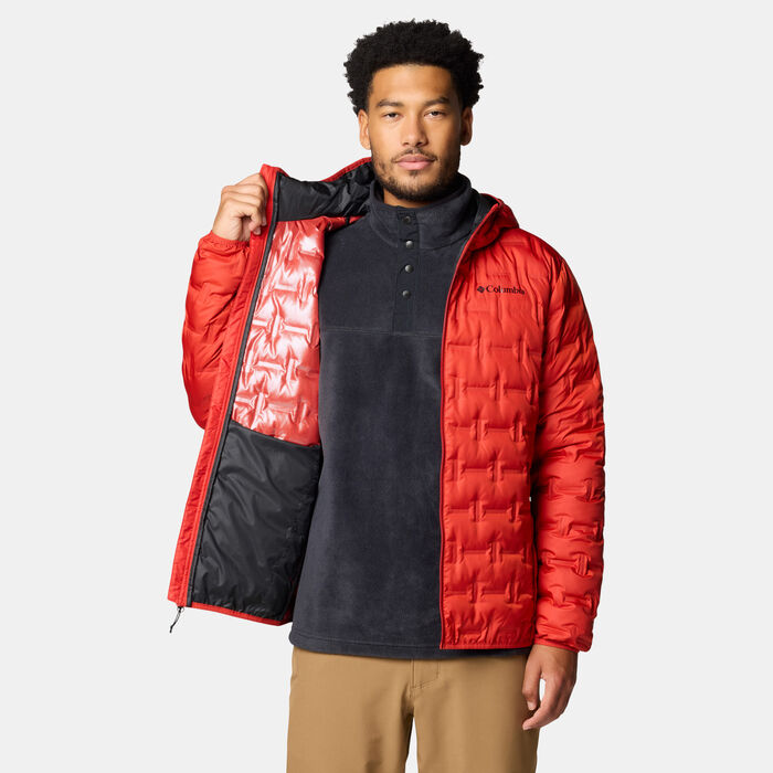 كولومبيا جاكيت دلتا ريدج II داون للرجال أحمر image number 4