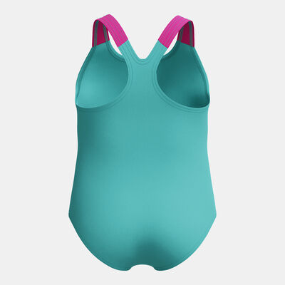 سبيدو بدلة السباحة برينتد من قطعة واحدة للأطفال أزرق